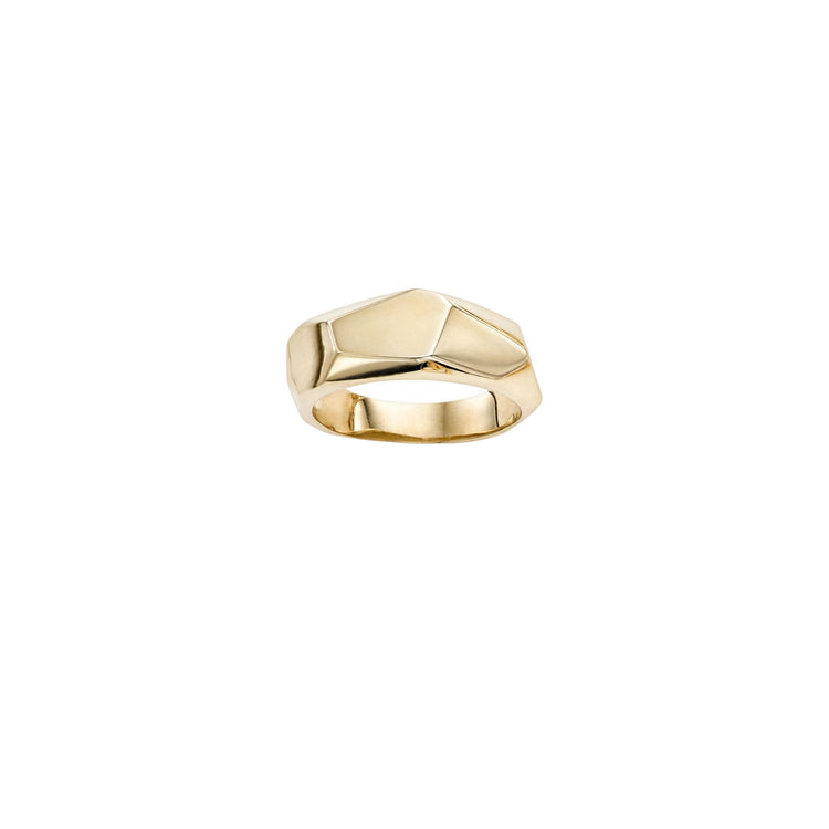 14K Gold Sculptural Ring